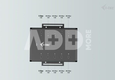i-tec i-tec USB-C/A Charging HUB 10x15W USB-C