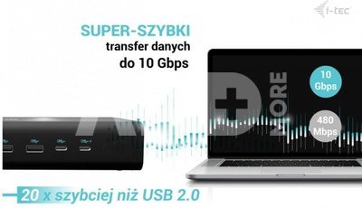 i-tec Universal Docking Station 6x 4K/60Hz Display PD 140W