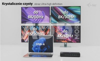 i-tec Universal Docking Station 6x 4K/60Hz Display PD 140W