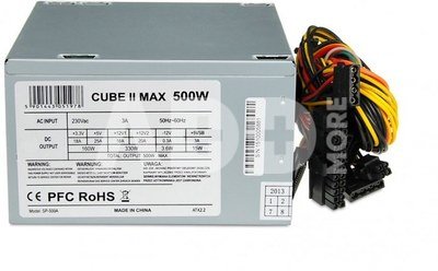 iBOX Power Supply 500 W CUBE II 12 CM FAN