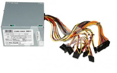 iBOX Power Supply 500 W CUBE II 12 CM FAN