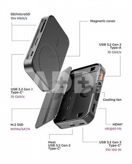 ICY BOX IB-DK4071M-CU31 Multi Dockingstation