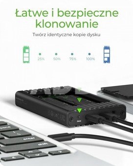 ICY BOX IB-2817MCL-C31 Housing Cloning M2 NVMe SSD