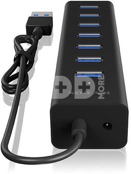 IcyBox ICY BOX IB-HUB1700-U3 7-Port USB HUB+powerada