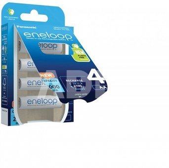 Įkraunamos baterijos Panasonic ENELOOP BK-3MCDE/4BE, 1900 mAh, 2100 (4xAA)