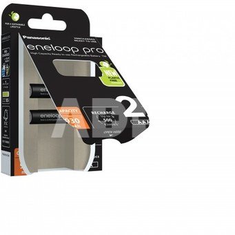 Įkraunamos baterijos Panasonic ENELOOP Pro BK-4HCDE/2BE, 930 mAh, 500 (2xAAA)