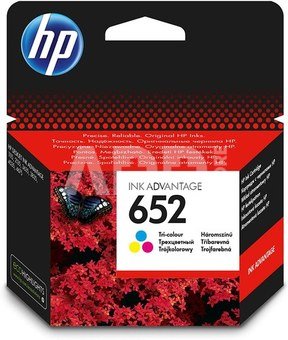 Ink Cartridge HP No.652 (F6V24AE) CMY 200pages OEM