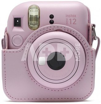 Fujifilm Instax Mini 12 camera Blossom Pink + Instax Mini Glossy (10pl) + dėklas
