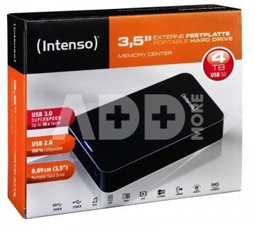 Intenso Memory Center 4TB 3,5 USB 3.0 black