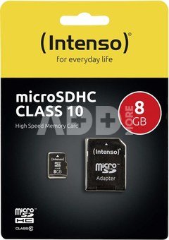 Intenso Micro SDHC 8GB Class10 3413460
