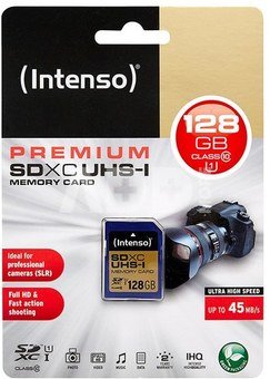 Intenso SDXC Card 128GB Class 10 UHS-I
