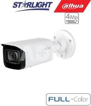 IP kam.cilindr. 4MP FULL-COLOR STARLIGHT AI,1/1.8” 3.6mm.93° F1.0, 25fps, WDR, IVS, IP67, ePoE