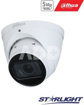 IP kam. kupol. 5MP STARLIGHT 20fps, LXIR iki 40m, 2.7~13.5mm. automatinis obj.,WDR, PoE, IP67, H.265