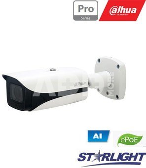 IP kamera AI cilindr. 2MP STARLIGHT su LXIR iki 120m. 1/2.8”,7-35mm. WDR, IP67,IVS, 0.0015 Lux