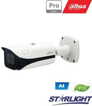 IP kamera AI cilindr. 2MP STARLIGHT su LXIR iki 120m. 1/2.8”,7-35mm. WDR, IP67,IVS, 0.0015 Lux