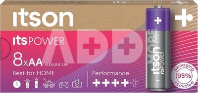 itson itsPOWER battery Alkaline LR6IPO/8CB