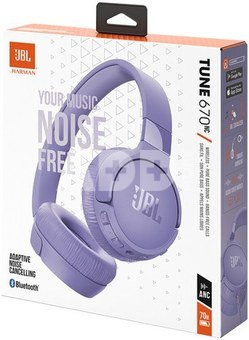 JBL wireless headset Tune 670NC, purple
