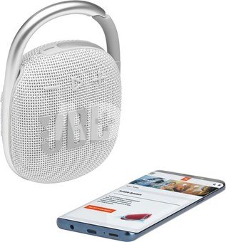 JBL wireless speaker Clip 4, white