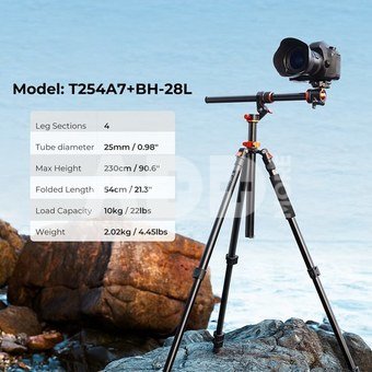 K&F 90 inch /2.3m Camera Tripod magnesium aluminum alloy