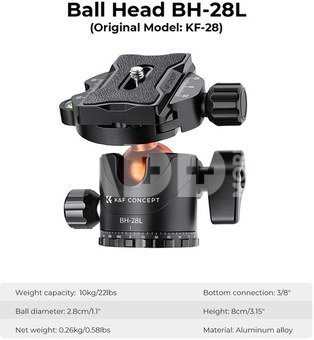 K&F 90 inch /2.3m Camera Tripod magnesium aluminum alloy