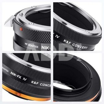 K&F Concept 2022 New Design High Precision Lens Adapter Mount, NIK-FX IV PRO