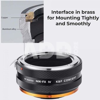 K&F Concept 2022 New Design High Precision Lens Adapter Mount, NIK-FX IV PRO