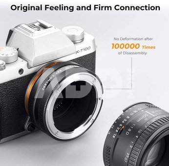 K&F Concept 2022 New Design High Precision Lens Adapter Mount, NIK-FX IV PRO