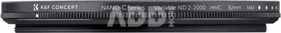 K&F Concept 49MM C Series Ultra-thin Variable/Fader ND2-2000,Blue Coated
