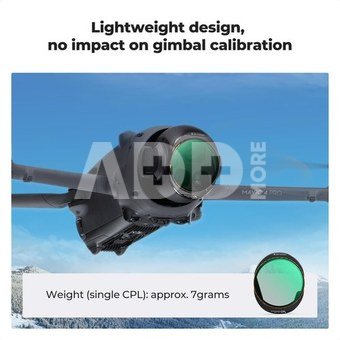 K&F Concept DJI Mavic 4 PRO filter (CPL+ND8+ND16) lens HD, double-sided coating, waterproof and scra
