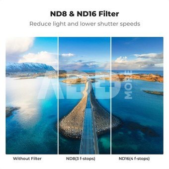 K&F Concept DJI Mavic 4 PRO filter (CPL+ND8+ND16) lens HD, double-sided coating, waterproof and scra
