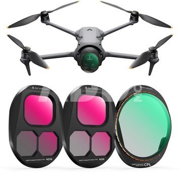 K&F Concept DJI Mavic 4 PRO filter (CPL+ND8+ND16) lens HD, double-sided coating, waterproof and scra