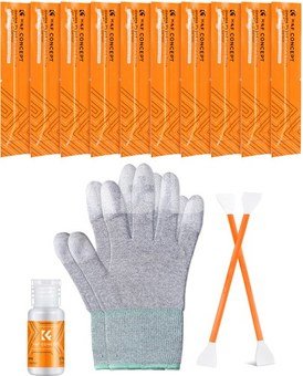 K&F Concept K&F 2 in 1 kit 16mm Double-Headed Cleaning Stick Set for CMOS APS-C Frame Sensor*10pcs+1*20ml cleani