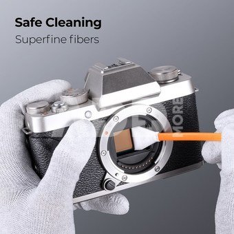 K&F Concept K&F 2 in 1 kit 16mm Double-Headed Cleaning Stick Set for CMOS APS-C Frame Sensor*10pcs+1*20ml cleani