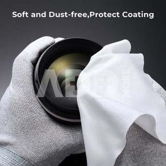 K&F Concept K&F 20pcs* Microfiber Cleaning cloth Kit, 15*15cm, White, Dry, in vacuum