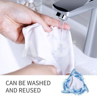 K&F Concept K&F 3pcs* Microfiber Cleaning cloth Kit, 15*15cm, White, Dry, in vacuum
