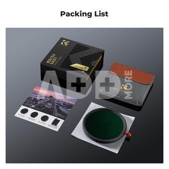 K&F Concept K&F 46MM NANO X Serie 3 in 1 Multi-Function Variable ND2-32&CPL& Black Mist 1/4