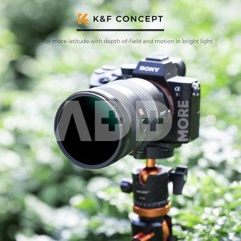 K&F Concept K&F 52MM Nano-X ND64 (6 Stop) Lens Filter Fixed Neutral Density Filter, Waterproof, Scratch-Resistant