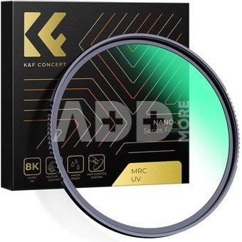 K&F Concept K&F 52MM XU06 Nano-X B270 MCUV Filter, HD, Waterproof, Anti Scratch, Green Coated