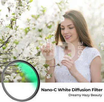 K&F Concept K&F 62MM C Serie White Mist Filter Cinematic Effect Filter with 18 Multi-Layer Coatings