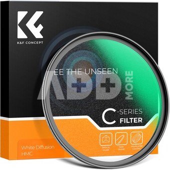 K&F Concept K&F 62MM C Serie White Mist Filter Cinematic Effect Filter with 18 Multi-Layer Coatings