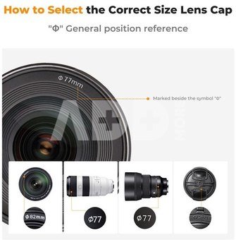 K&F Concept K&F 72mm Lens Cap & String