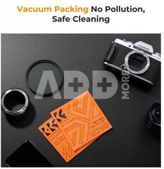 K&F Concept K&F 72MM Lens Caps Kit with K&F LOGO caps*3+Anti-lost rope*3+vacuum cleaning cloth*3