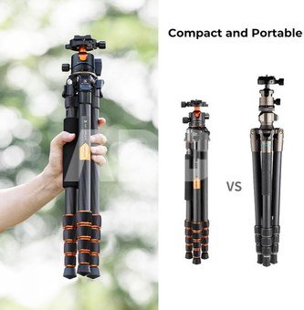 K&F Concept K&F A255C2+BH-36L Professional Carbon Fiber Tripod 15kg