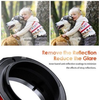 K&F Concept K&F FD to E Mount Lens Mount Adapter for Canon FD FL Mount Lens to E NEX Mount