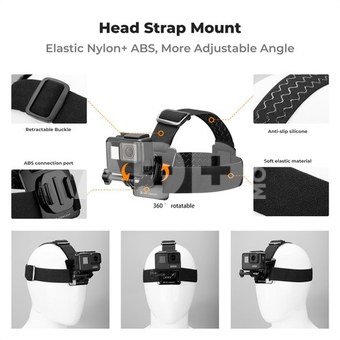K&F Concept K&F Head Strap & Chest Mount Set for GoPro Hero, Session DJI Osmo Action Cameras