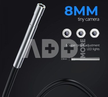K&F Concept K&F Industrial Endoscope Camera 4.3" HD Screen 1080P with LED Lights 8mm/2m