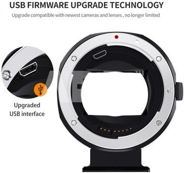 K&F Concept K&F Lens Adapter Ring EF/EF-S to E Auto Focus Electronic Lens Adapter