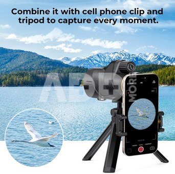 K&F Concept K&F Monocular Telescope 12X50 Outdoor Telescope Hunting, IP68 Dust-Proof Waterproof