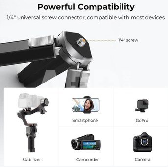 K&F Concept K&F MS05 Metal Mini Phone Camera Tripod