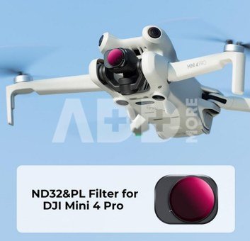 K&F Concept K&F ND32&PL, lens HD, one side coated with anti-reflection green film, waterproof and anti-scratch Filter for DJI Mini 4 Pro